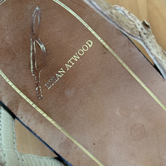 BRIAN ATWOOD- sandals- Agustin stretch- gladiator- neutral- ankle strap - Picture 5 of 7